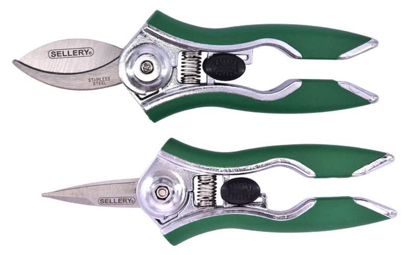 STAINLESS STEEL FLORAL SHEARS 6”