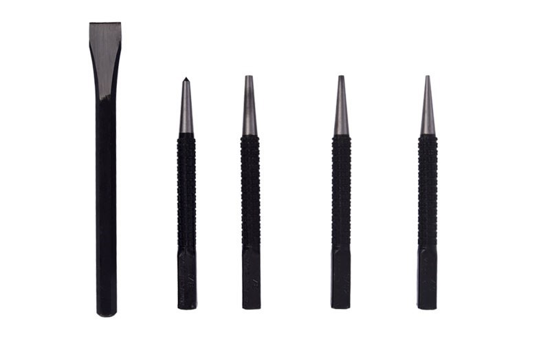 5PC PUNCH AND CHISEL SET