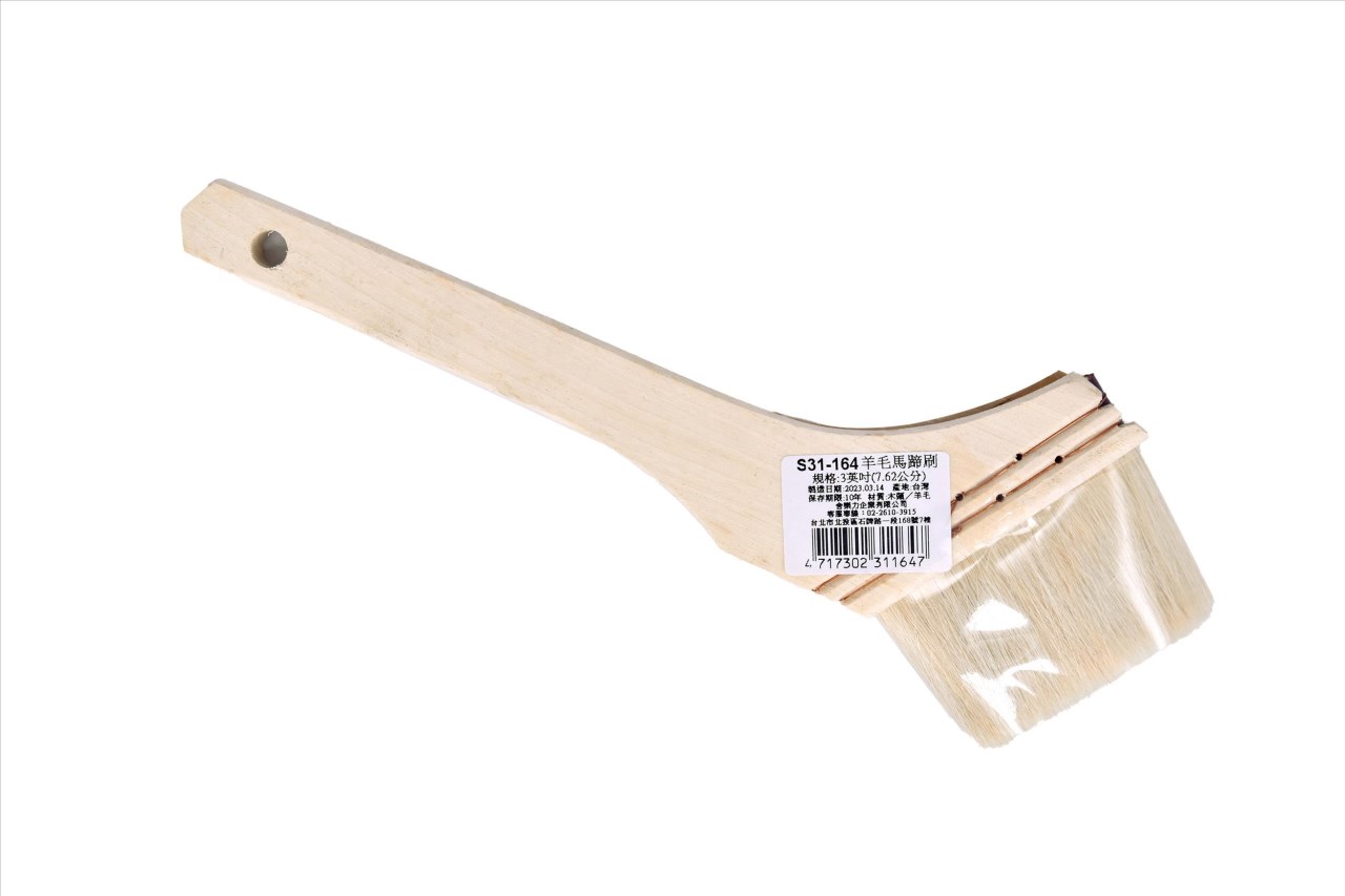 31-164 羊毛馬蹄刷-3"