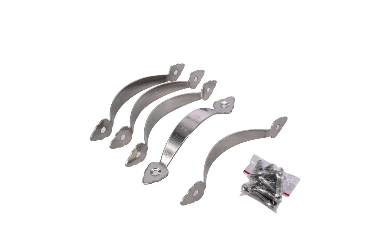 16-834 5支組不銹鋼門把(附螺絲)