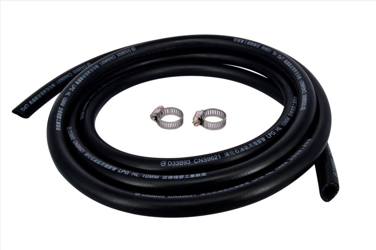 20-459 橡膠瓦斯軟管 3分 x 9尺