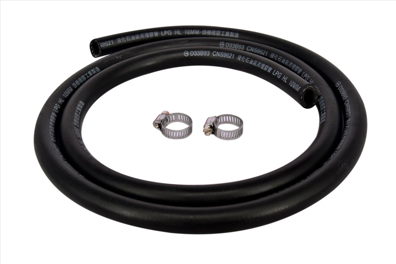 20-455 橡膠瓦斯軟管 3分 x5尺