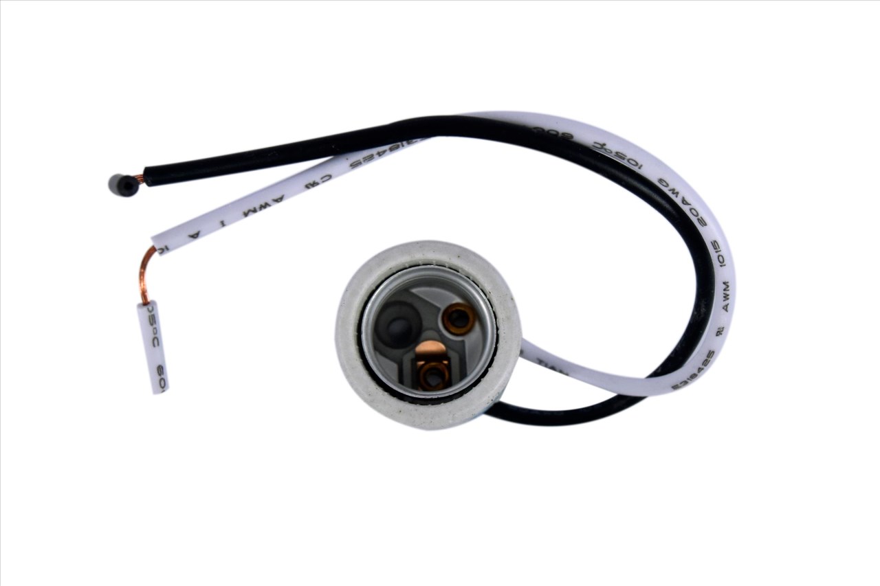 97-283 E17瓷燈頭(附線) 2入