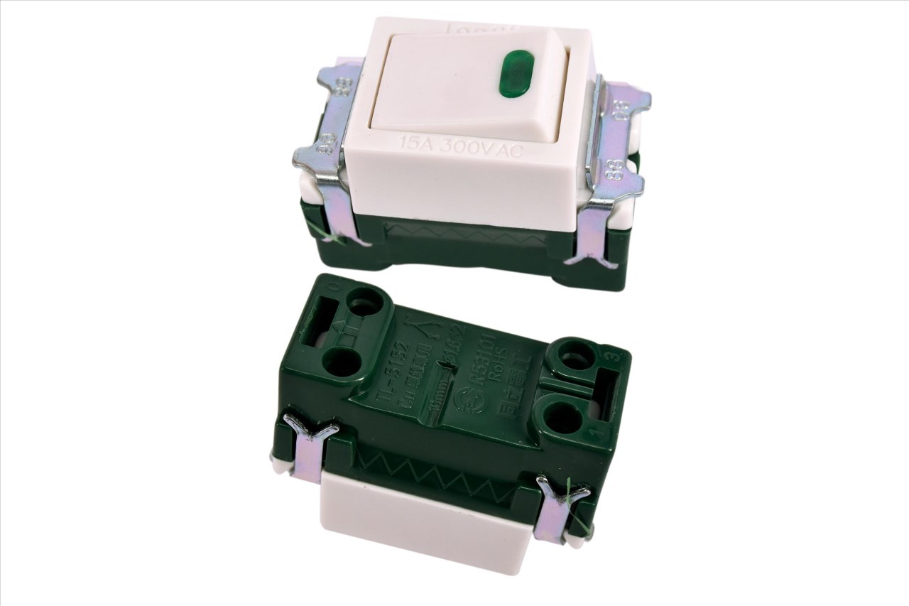 97-063 連用夜光雙切開關 