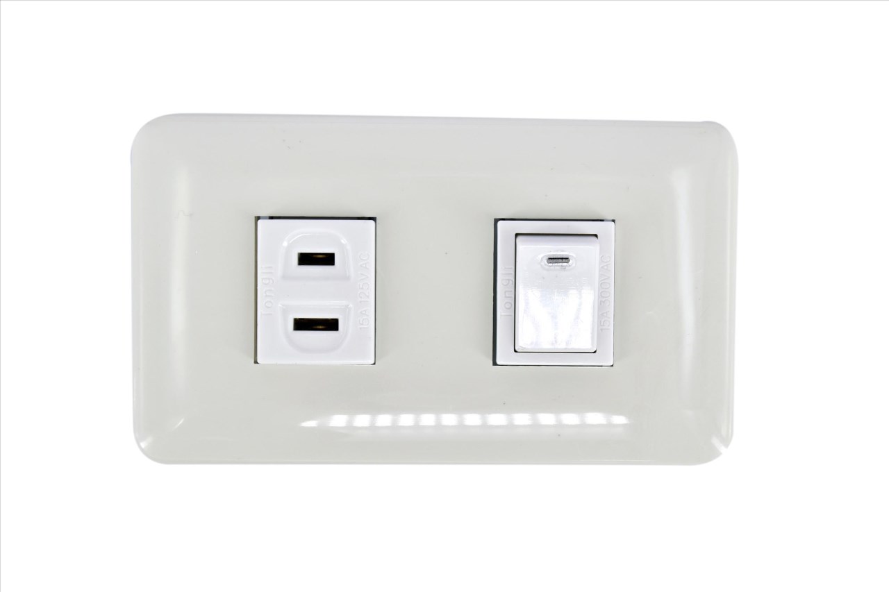 97-087 組合式開關插座-1切1插