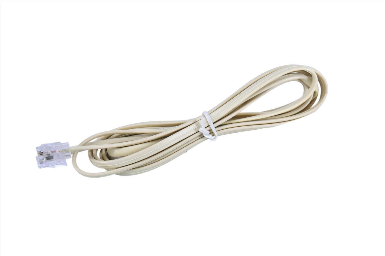 97-011 電話連接線 (P+P) 4C-7尺