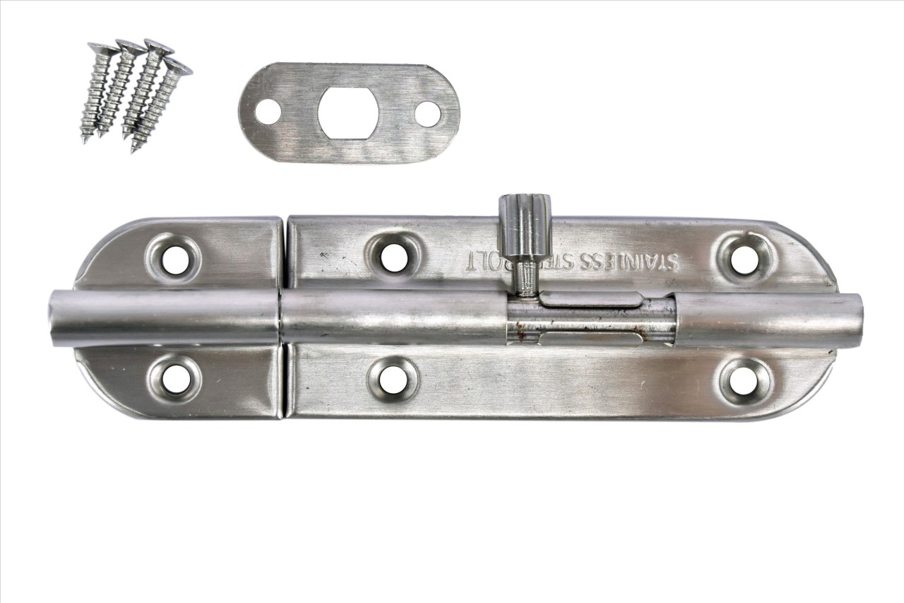 16-835 不銹鋼門栓-120公釐