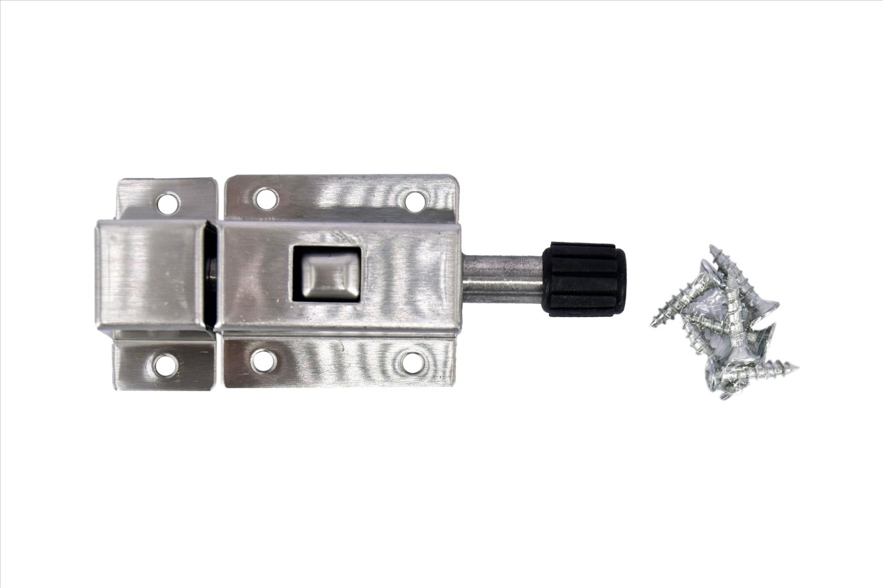 16-204 不銹鋼自動門栓 64mm