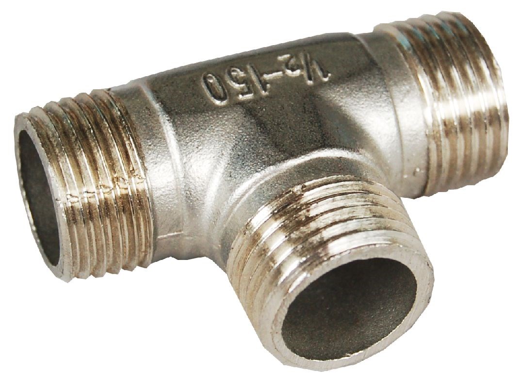 23-264 不銹鋼明管三通 1/2英吋