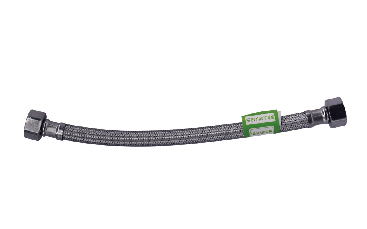 20-471 4分白鐵鋼絲軟管-8吋