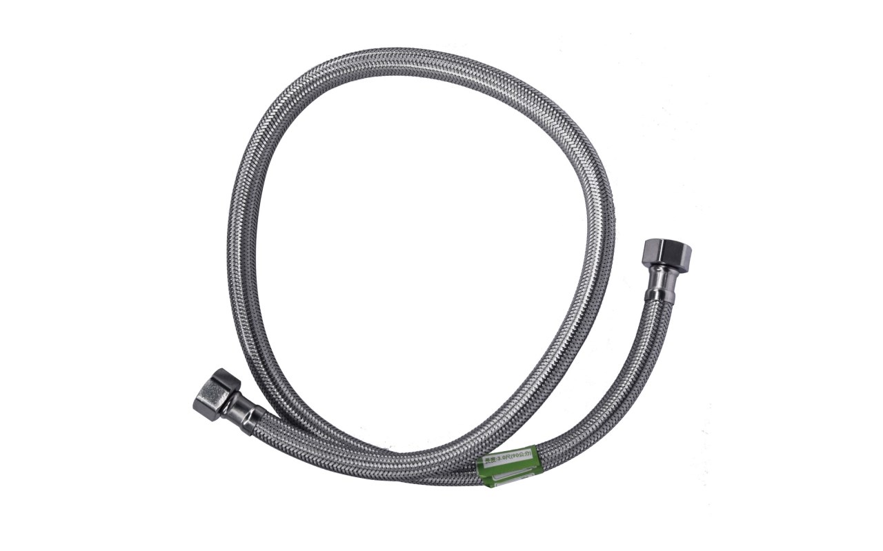 20-477 4分白鐵鋼絲軟管-3尺