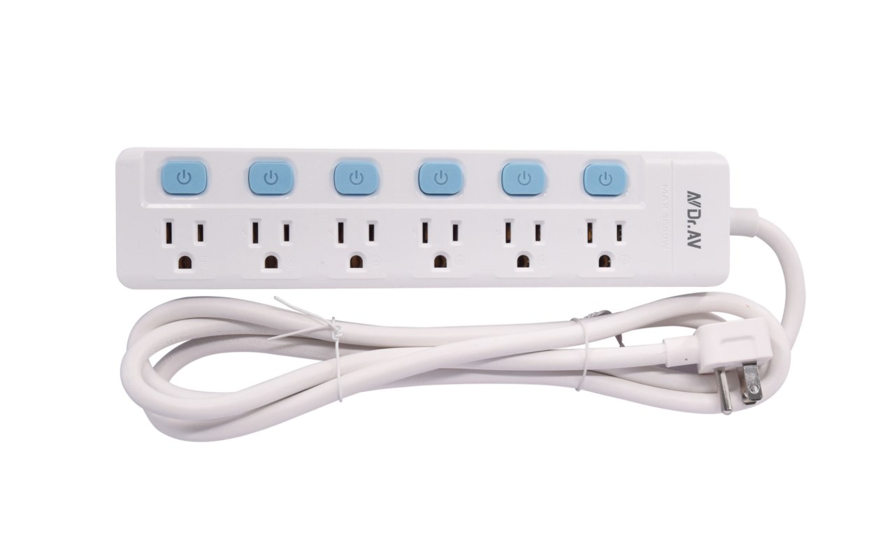 KTX-600-6 6切6插3P節能延長線-6尺