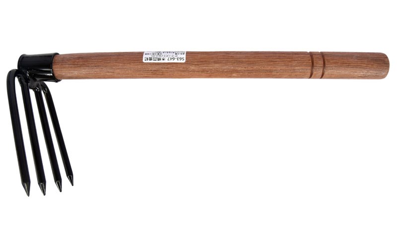木柄四齒耙