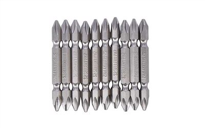 11-222  10PC DOUBLE END POWER BITS