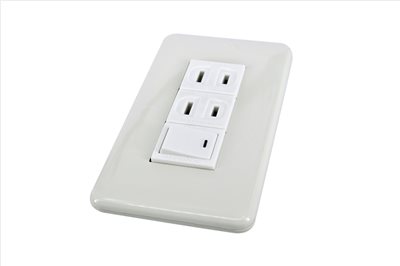 97-092 組合式開關插座-1切2插 15A / 125V