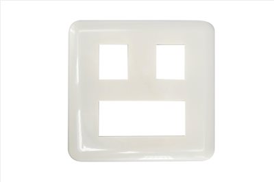 97-067 歐風卡式2聯5孔蓋板