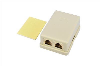 97-003 2孔電話接線盒 2C雙孔